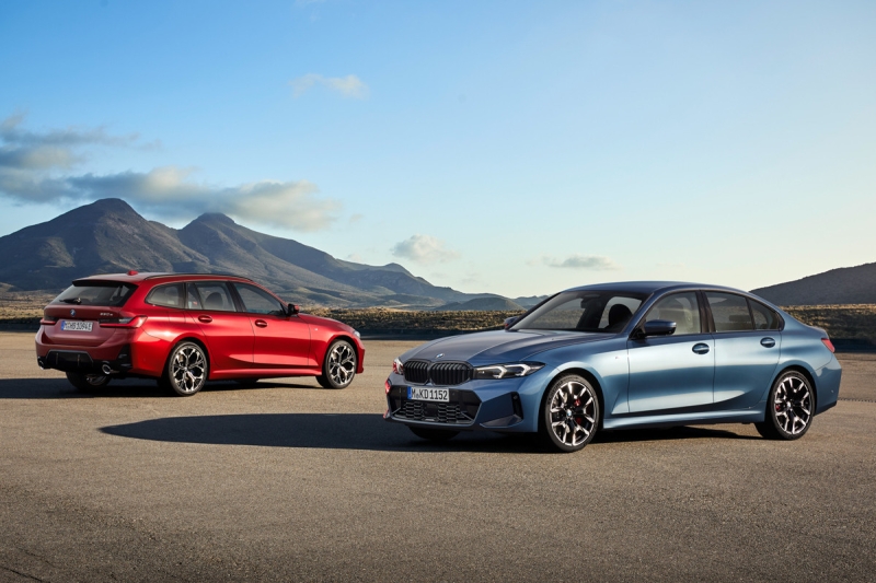 Посвежевшие седан и универсал BMW 3 series: иная палитра, новые тачскрин мультимедиа и батарея